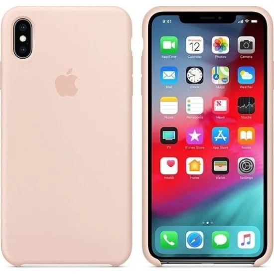 Apple iPhone XS MAX Silicone Case - Pink Sand